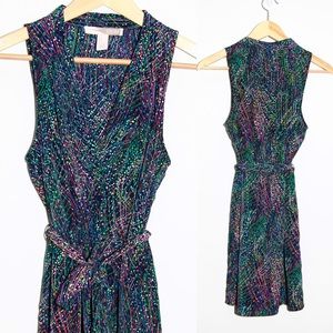 F21 Sleeveless Dress with Pockets & Tie Waist